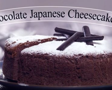 Chocolate Japanese Cheesecake
