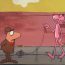 The Pink Panther in Pink's Pet is made of pebbles - Funny cartoon for kids