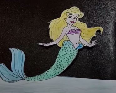 How to Draw a Mermaid Step by Step - 3d drawing