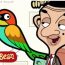 Bean and Rare BIRD - Mr Bean Cartoon Season 2 - Funny kids cartoon