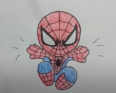 Cute Spiderman Drawing easy