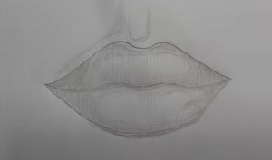 How to Draw Realistic Lips with Pencil