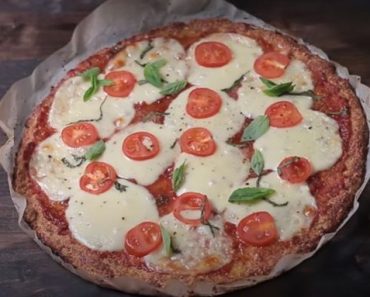 Margherita Pizza with Cauliflower Crust Recipe