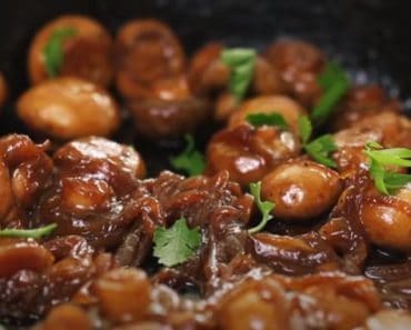 Sauteed Mushrooms with Caramelized Onion Recipe