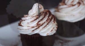 Chocolate Cupcakes with Irish Cream