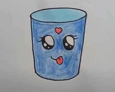 How to Draw a Cartoon Cup Step by Step