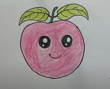 How to Draw a cute Apple