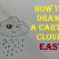 How to draw a Cloud Cute and easy