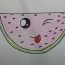 How to draw a cute Watermelon