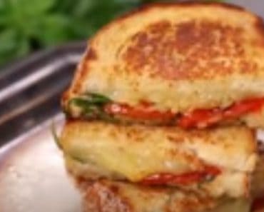 Roasted Tomato Grilled Cheese Sandwich Recipe