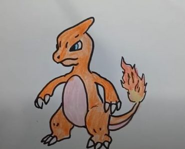 How to draw charmeleon from pokemon