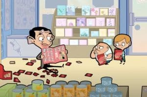 Mr Bean and Stick It - Funny mr bean cartoon for kids