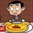 Funny Mr Bean cartoon for kids - Pizza, Bean