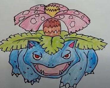 How to draw venusaur from pokemon