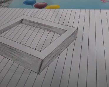 How to draw a 3D floating frame