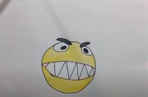 how to draw pac man