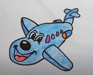 How To Draw A Cute Cartoon Planes