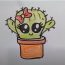 How To Draw Cute Cactus