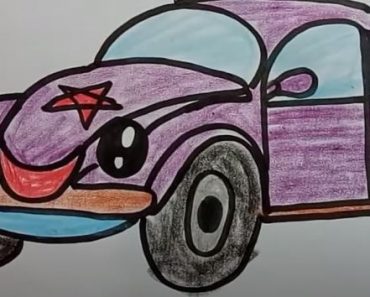 How To Draw Cute Cartoon Car
