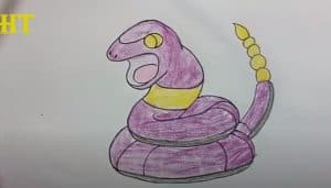 How To Draw Ekans From Pokemon