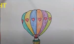 How To Draw Hot Air Balloon