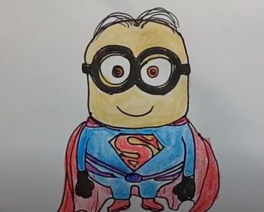 How To Draw Minion Superman