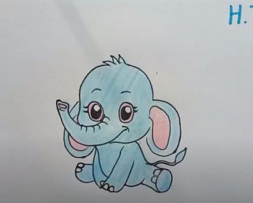 How To Draw a Elephant Cute
