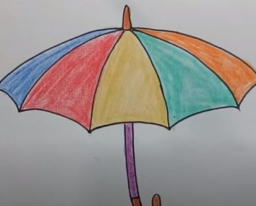 How To draw umbrella Coloring Pages