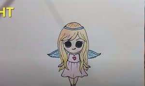 How to Draw an Angel Cute