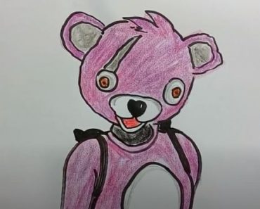 How to Draw the Pink Teddy Bear Outfit Easy Step By Step