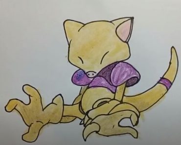 How To Draw A Abra From Pokemon Easy Step By Step