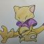 How To Draw A Abra From Pokemon Easy Step By Step