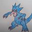 How To Draw A Golduck From Pokemon Easy Step By Step