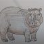 How To Draw A Hippopotamus Easy Step By Step