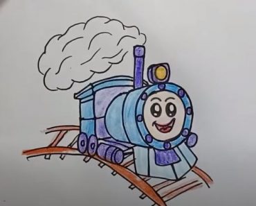 How To Draw A Train Cute And Easy Step By Step