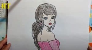 How To Draw Beautiful Girl Easy Step By Step