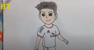 How To Draw Chibi Cristiano Ronaldo Easy Step By Step