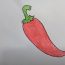 How To Draw Chili Peppers Easy Step By Step