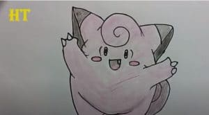 How To Draw Clefairy From Pokemon