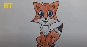 How To Draw Cute Fox 