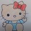 How To Draw Hello kitty Easy Step By Step