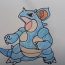 How To Draw Nidoqueen From Pokemon Easy Step By Step
