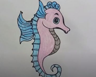 How To Draw Seahorses So Cute Easy Step By Step