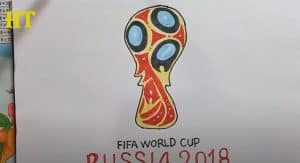How To Draw The FIFA WORLD CUP RUSSIA 2018 Logo