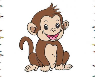 How To Draw A Baby Monkey Cute Step By Step