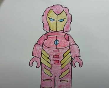 How To Draw A Lego Iron Man Easy Step By Step