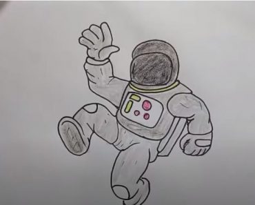 How To Draw An Astronaut Step By Sep