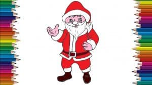 How To Draw Santa Claus Cute And Easy step By Step