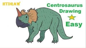 How To Draw A Centrosaurus Step By Step