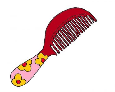 How To Draw A Comb Easy Step By Step